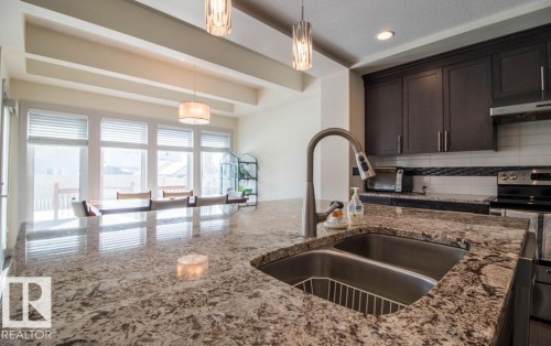 13855 143 Avenue, Edmonton, AB - Indoor Photo Showing Kitchen With Double Sink