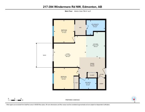 Floor plan - 217 394 Windermere Road, Edmonton, AB - Other