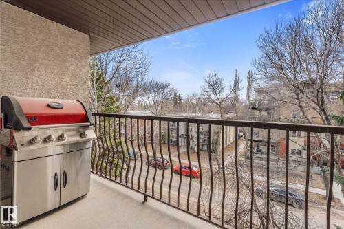 308 10520 80 Avenue, Edmonton, AB - Outdoor With Balcony With Exterior