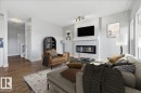 88 Tribute Common, Spruce Grove, AB  - Indoor Photo Showing Living Room With Fireplace 