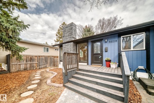 8608 37 Avenue, Edmonton, AB - Outdoor With Deck Patio Veranda