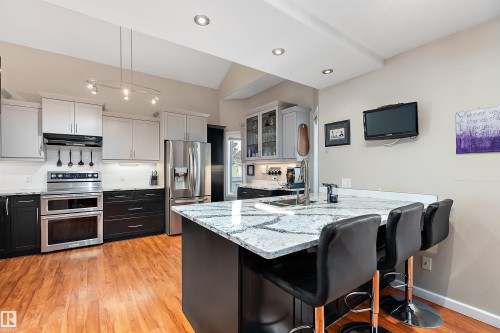 873 Ryan Pl, Edmonton, AB - Indoor Photo Showing Kitchen With Upgraded Kitchen