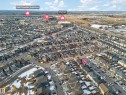 Aerial view of the surrounding residential neighborhood, featuring a variety of properties with sloped roofs - 2118 52A Street, Edmonton, AB  - Outdoor With View 