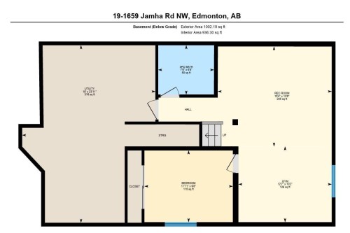 Floor plan - 19 1659 Jamha Road, Edmonton, AB - Other