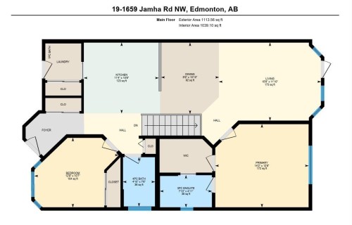 Floor plan - 19 1659 Jamha Road, Edmonton, AB - Other