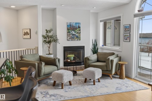 603 Beach Avenue, Cold Lake, AB - Indoor Photo Showing Other Room With Fireplace