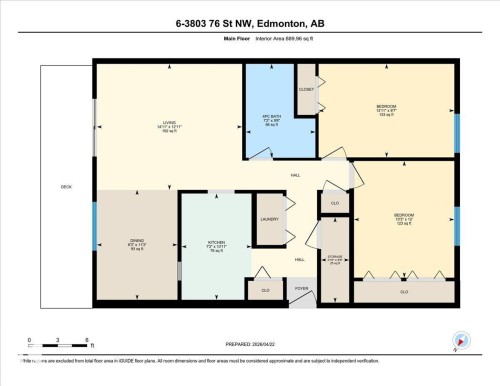 Floor plan - 6 3803 76 Street, Edmonton, AB - Other