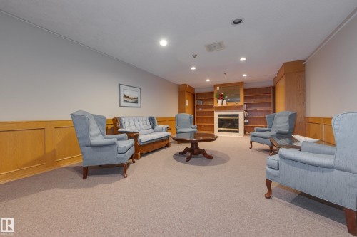402 10610 76 Street, Edmonton, AB - Indoor With Fireplace