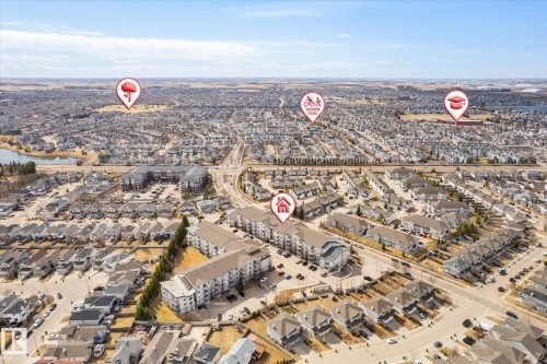 Image quality insufficient for description - 203 155 Edwards Drive, Edmonton, AB - Outdoor With View