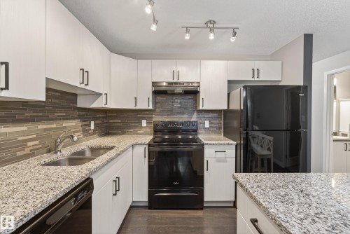 45 4470 Prowse Road, Edmonton, AB - Indoor Photo Showing Kitchen With Double Sink