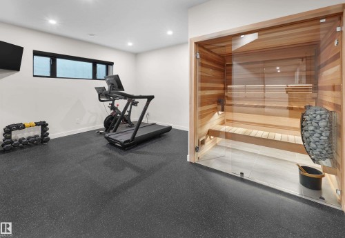10534 139 Street, Edmonton, AB - Indoor Photo Showing Gym Room