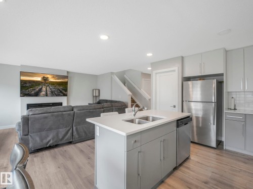 7808 174 Avenue, Edmonton, AB - Indoor Photo Showing Kitchen With Double Sink