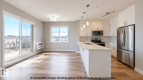 426 812 Welsh Dr, Edmonton, AB - Indoor Photo Showing Kitchen With Upgraded Kitchen