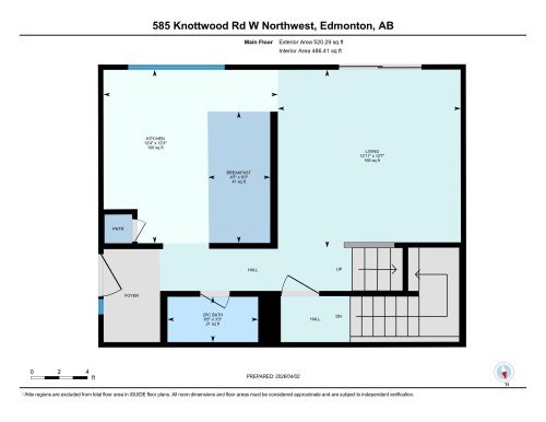 Floor plan - 585 Knottwood Road W, Edmonton, AB - Other