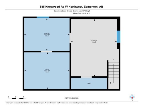 Floor plan - 585 Knottwood Road W, Edmonton, AB - Other