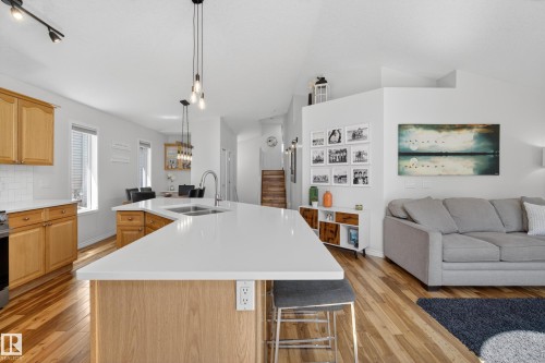 339 Foxboro Drive, Sherwood Park, AB - Indoor Photo Showing Kitchen With Double Sink