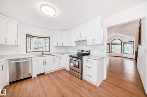 4631 43 Avenue, Edmonton, AB - Indoor Photo Showing Kitchen With Double Sink