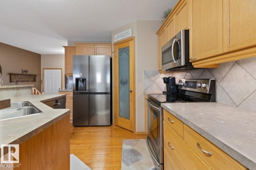 1 Birchwood Close, Leduc, AB - Indoor Photo Showing Kitchen With Double Sink