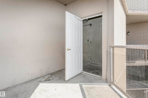 Outdoor Storage on Private Primary Balcony - 1701 10649 Saskatchewan Drive, Edmonton, AB -  With Exterior