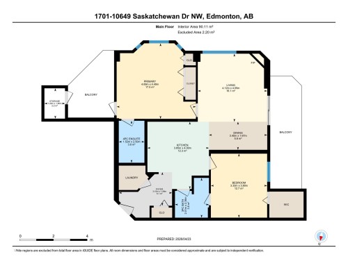 Floor plan - 1701 10649 Saskatchewan Drive, Edmonton, AB - Other