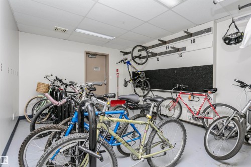 Dedicated bicycle storage room - 1701 10649 Saskatchewan Drive, Edmonton, AB - Indoor Photo Showing Other Room