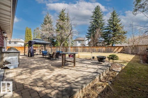 Expansive paved patio area featuring a built-in outdoor cooking station - 6003 176 Street, Edmonton, AB - Outdoor