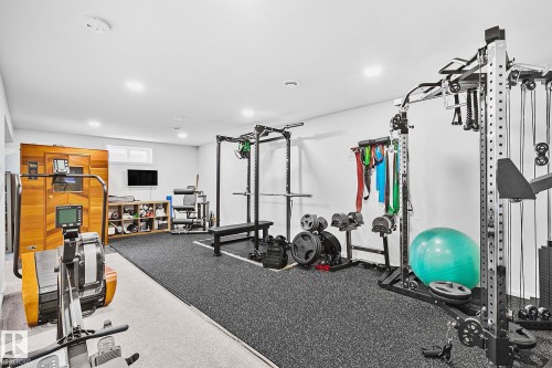 10315 47 Street, Edmonton, AB - Indoor Photo Showing Gym Room