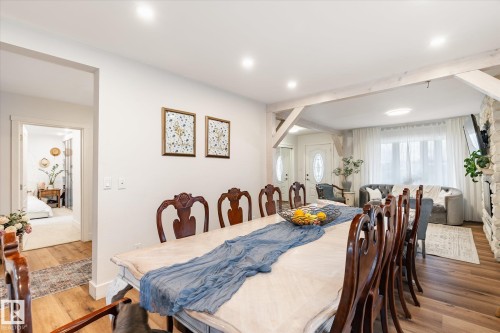 5016 44 Ave, Calmar, AB - Indoor Photo Showing Dining Room