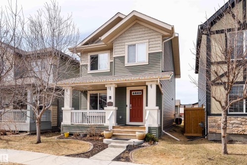 3199 Carpenter Landing Landing, Edmonton, AB - Outdoor With Deck Patio Veranda With Facade