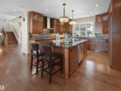 112 Windermere Drive, Edmonton, AB - Indoor Photo Showing Kitchen With Upgraded Kitchen