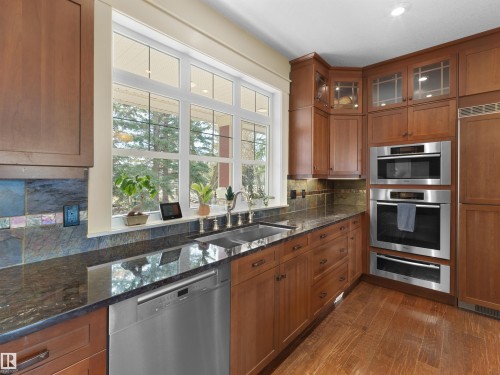 112 Windermere Drive, Edmonton, AB - Indoor Photo Showing Kitchen With Double Sink