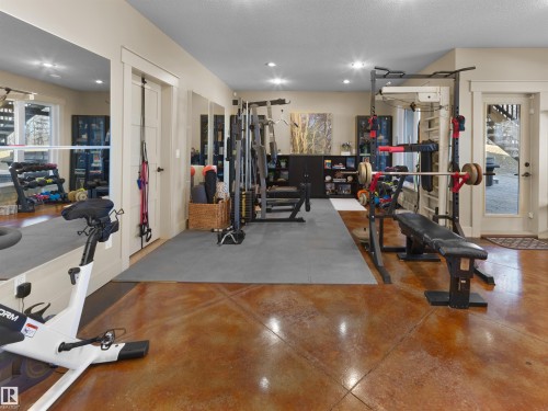 112 Windermere Drive, Edmonton, AB - Indoor Photo Showing Gym Room