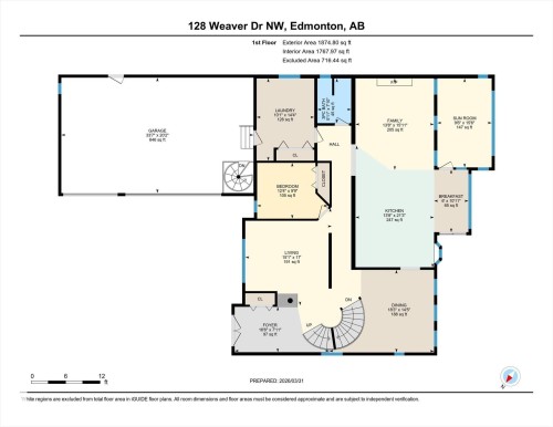 Floor plan - 128 Weaver Drive, Edmonton, AB - Other