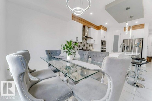 3521 5A Avenue, Edmonton, AB - Indoor Photo Showing Dining Room