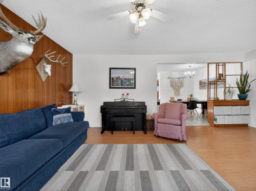 7214 78 Avenue, Edmonton, AB - Indoor Photo Showing Living Room