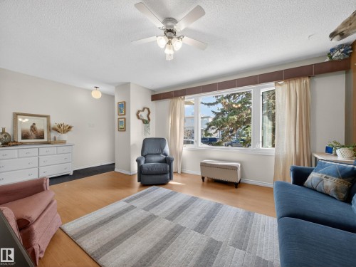7214 78 Avenue, Edmonton, AB - Indoor Photo Showing Living Room