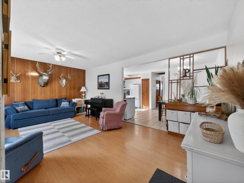 7214 78 Avenue, Edmonton, AB - Indoor Photo Showing Living Room