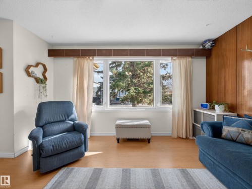 7214 78 Avenue, Edmonton, AB - Indoor Photo Showing Living Room