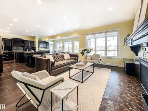 3438 West Landing, Edmonton, AB - Indoor Photo Showing Living Room