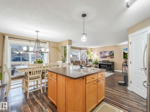224 Hyndman Crescent, Edmonton, AB - Indoor Photo Showing Kitchen With Double Sink