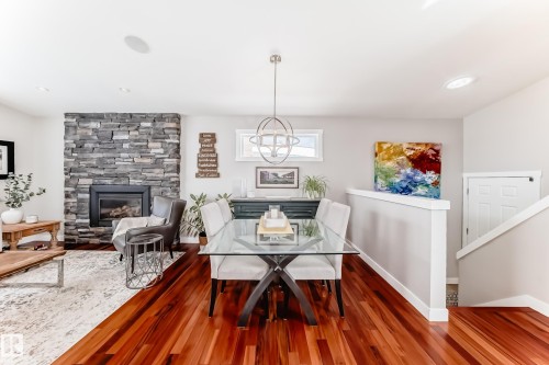 10811 43 Avenue, Edmonton, AB - Indoor With Fireplace