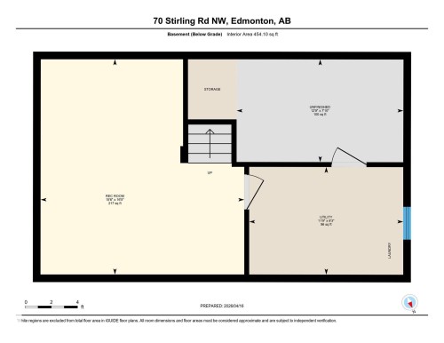 Floor plan - 70 Stirling Road, Edmonton, AB - Other