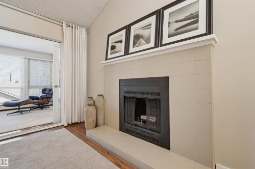 403 10171 119 Street, Edmonton, AB - Indoor With Fireplace
