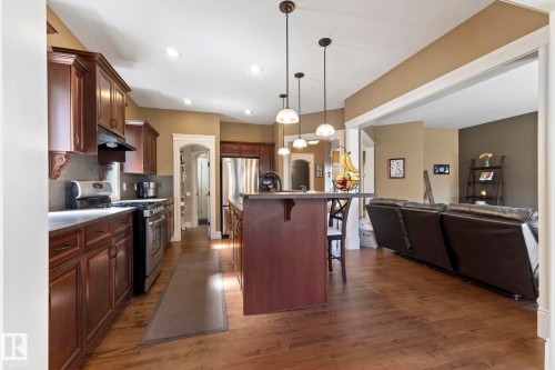 2011 126 Street, Edmonton, AB - Indoor Photo Showing Kitchen With Upgraded Kitchen