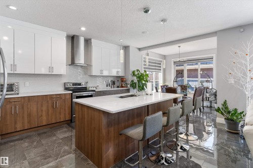 18096 89 Street, Edmonton, AB - Indoor Photo Showing Kitchen With Double Sink With Upgraded Kitchen