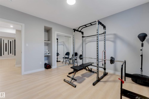 1943 Adamson Terrace, Edmonton, AB - Indoor Photo Showing Gym Room