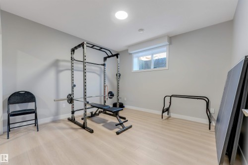1943 Adamson Terrace, Edmonton, AB - Indoor Photo Showing Gym Room