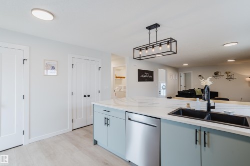 13 Lorraine Crescent, St. Albert, AB - Indoor Photo Showing Kitchen With Double Sink