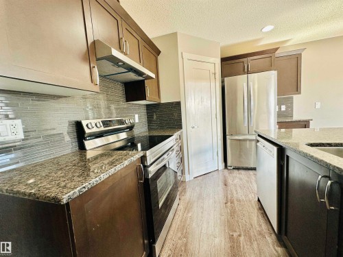 1655 Hammond Crescent, Edmonton, AB - Indoor Photo Showing Kitchen With Upgraded Kitchen