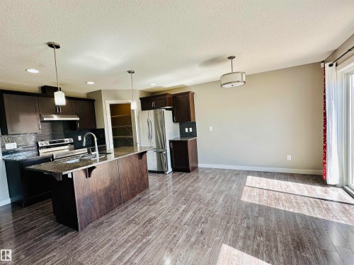 1655 Hammond Crescent, Edmonton, AB - Indoor Photo Showing Kitchen With Upgraded Kitchen